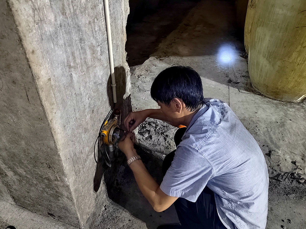 酿酒业报警器更换并调校
